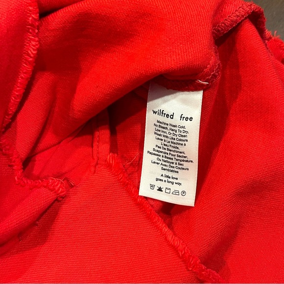 Aritzia Wilfred Free Red Tanit Skirt ~ size 0 - Picture 5 of 6